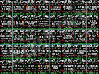 Funny 320 Quotes Most Likely Christmas Tee,Christmas Crew Shirt,Christmas Pajama,Matching Christmas Tee,Long Sleeve,Holiday T-shirt,Xmas Tee il_794xN.7111928693_e4i3.jpg