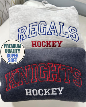 Custom Team Embroidered Sweatshirt/Hoodie, Sports Team Apparel, Custom Team Name, Custom Name and Number, Hockey/Soccer Hoodie, Game Day il_794xN.7112226125_5cwa.jpg
