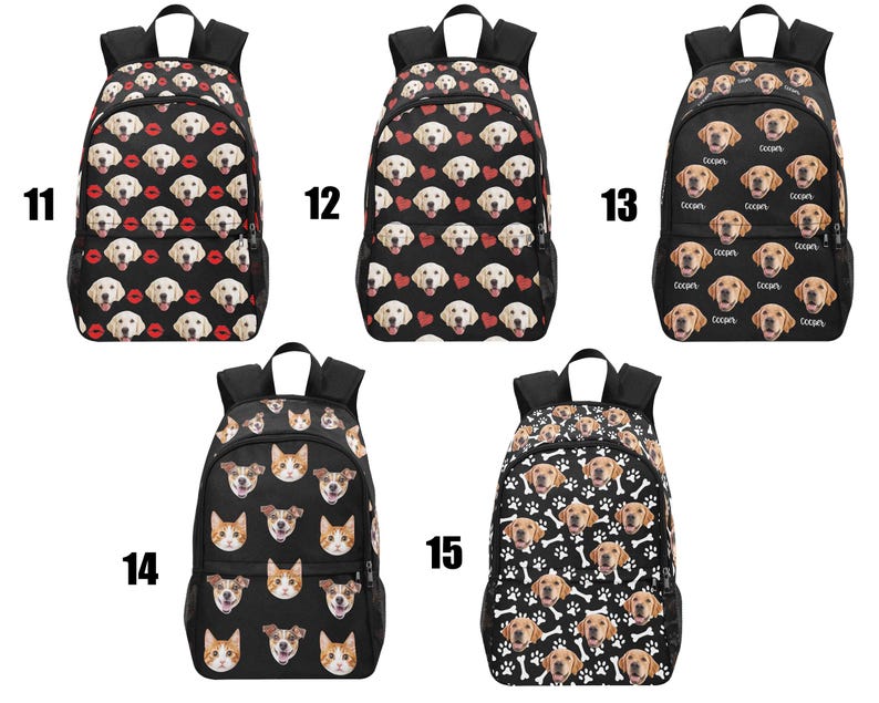 Custom Backpack, Custom Photo Backpack, Custom Backpack Photo Print, Put Your Face on Personalized Bag, Back to School Gift, Travel Backpack