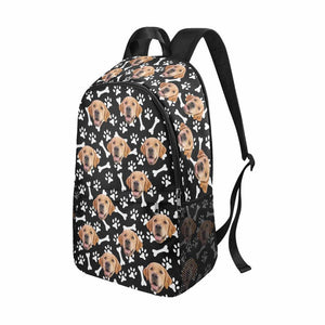 Custom Backpack, Custom Photo Backpack, Custom Backpack Photo Print, Put Your Face on Personalized Bag, Back to School Gift, Travel Backpack