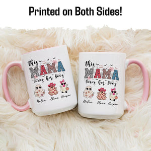 Custom Halloween Mama Mug, Personalized Halloween Mom Mug Gift from Kids, Halloween Ghost Mug with Kids Name, Halloween Mom Gift, Mimi Gift