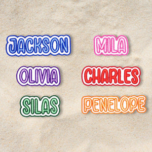 Custom Embroidered Name Patch Personalized Text Patches | Colorful Name Patch Iron-On or Sew-On | For Clothes, Uniforms, Bags il_794xN.7117756453_qoek.jpg