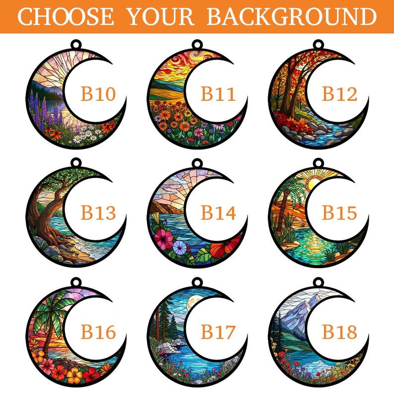 Custom Dog Suncatcher With Name, Moon & Sunset Pet Memorial Ornament, Personalized Puppy Loss Gift, Dog Remembrance Window Decor