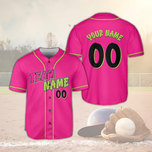 Custom Animals Baseball Jersey, Personalized Name And Number Party Baseball Jersey, Matching Paint Splatter Jersey, Monkey Team Gift