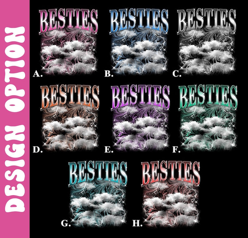 Custom 90s Vintage Besties BFFs Bootleg Shirt, Best Friend Bootleg Rap Tee, Best Friend Birthday Bachelorette, BFF Besties Gift Ideas
