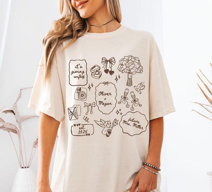 Future Mrs Shirt Custom Engagement Shirt Personalized Bride Shirt Engagement Gift For Anniversary Wifey Shirt Newly Engaged Gift