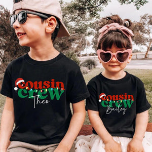 Personalized Christmas Cousin Crew Kids Shirt Custom Matching Cousins Shirts Christmas Cousin Trip Tee Cousin Crew Toddler Cousin Tshirts