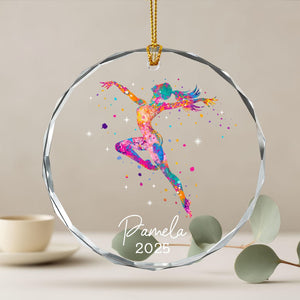 Dance Christmas Ornament, Personalized Dance Christmas Ornament Gift for Dancer, Ballet Dance Gift,Dance Ornament, Ballet Ballerina Ornament