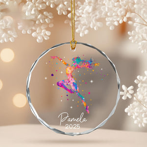 Dance Christmas Ornament, Personalized Dance Christmas Ornament Gift for Dancer, Ballet Dance Gift,Dance Ornament, Ballet Ballerina Ornament