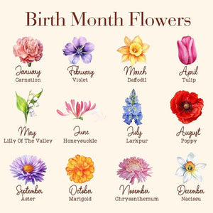 Personalized Sister Birth Month Flower Acrylic Ornament, Sisters Are Different The Same Garden