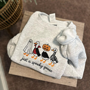 Spooky Goose Embroidered Sweatshirt Halloween Spooky Season Embroidery Geese Fall Autumn il_794xN.7128716647_c6ii.jpg