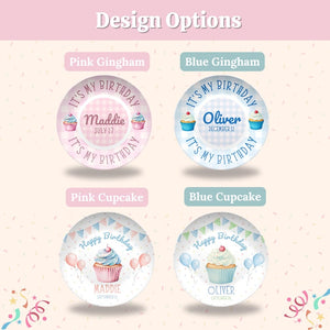 Toddler First Happy Birthday Keepsake, Boys Birthday Cake Plate, Custom 1st Birthday Plate with Name, Personalized Birthday Plate with Name