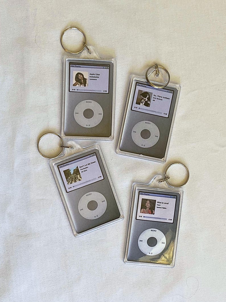 Custom album mp3 player keychain | kpop, phone charm, ipod, anime, friendship, album, song
