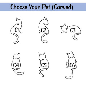 Personalised Cat Pottery Mug, Cat Memorial Gift, Cat Lovers Gift Cute Dog Cat Line Art Gift for Pet Mom/Pet Dad, Custom Cat's Name Mug