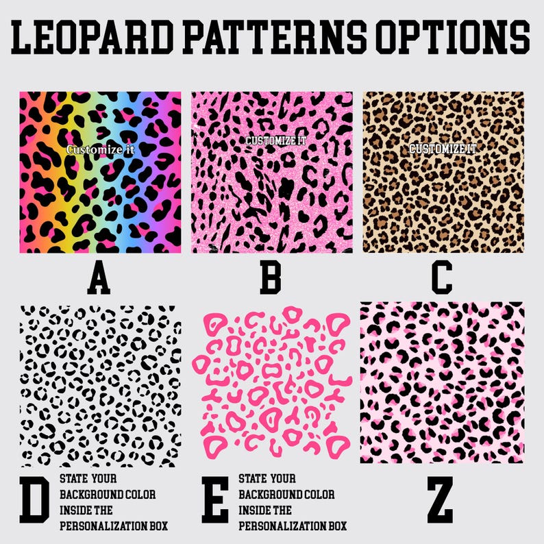 Leopard Print Custom License Plate Frame: Personalized Car Decor