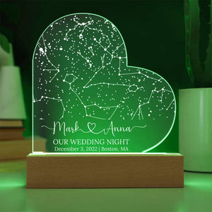 Customized Wedding Gift, Wedding Anniversary Gifts for Her, Wedding Gifts, Personalized Gifts, Newlywed Gift, Wedding Date Gift, Wedding Day