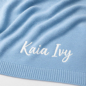 Personalized Baby Knit Blanket, Embroidered Baby Name Blanket, Newborn Cotton Blanket, Unique Baby Shower Gift, Newborn Blanket, Baby Shower Gift il_794xN.7143091378_chiy.jpg