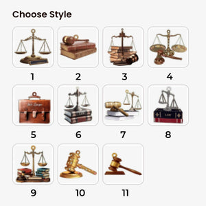 Personalized Lawyer Christmas Ornament: Acrylic Keepsake Gift, 2D Flat Ornament