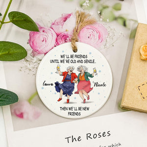 Personalized Best Friend Ornament, Besties Ornament, Friendship Ornament, Best Friend Gift, Custom Friend Gift, BFF Gift, Gift for Her