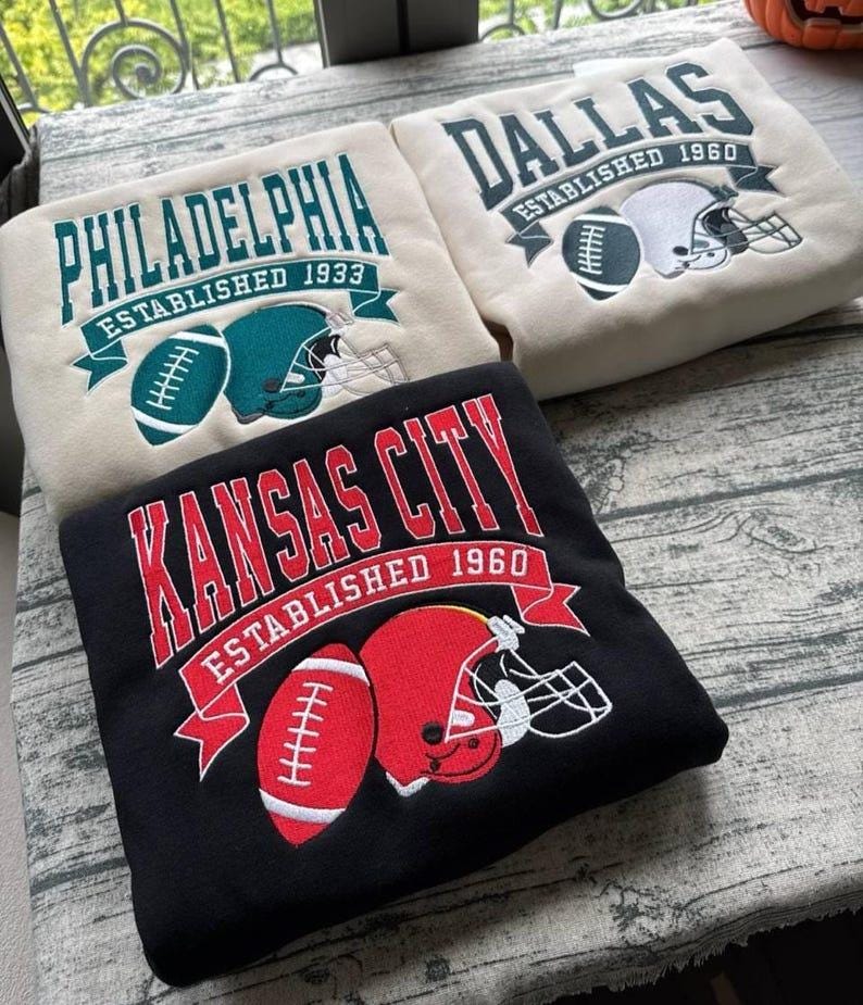 Custom Embroidered Football Sweatshirt | Retro Sports Team Crewneck | Fan Gift il_794xN.7146283744_a0n5.jpg