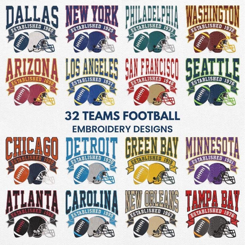 Custom Embroidered Football Sweatshirt | Retro Sports Team Crewneck | Fan Gift il_794xN.7146284540_lm1c.jpg