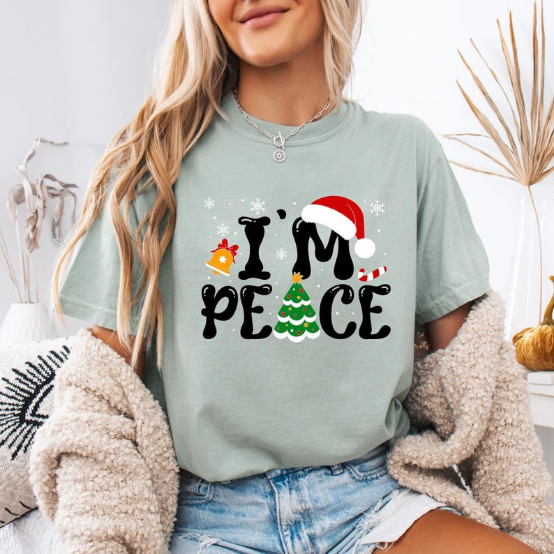 Funny Couple Ugly Christmas Shirt, I Come In Peace Shirt, I'm Peace Shirt, Dirty Couple Humor Shirt, Christmas Meme Shirt
