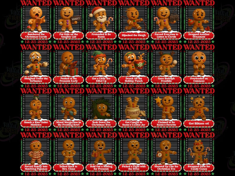 Christmas Matching Family Pajamas, Custom Holiday Crime PJs for Family, Gingerbread First Christmas Group Photo Outfit, Christmas Gift Shirt