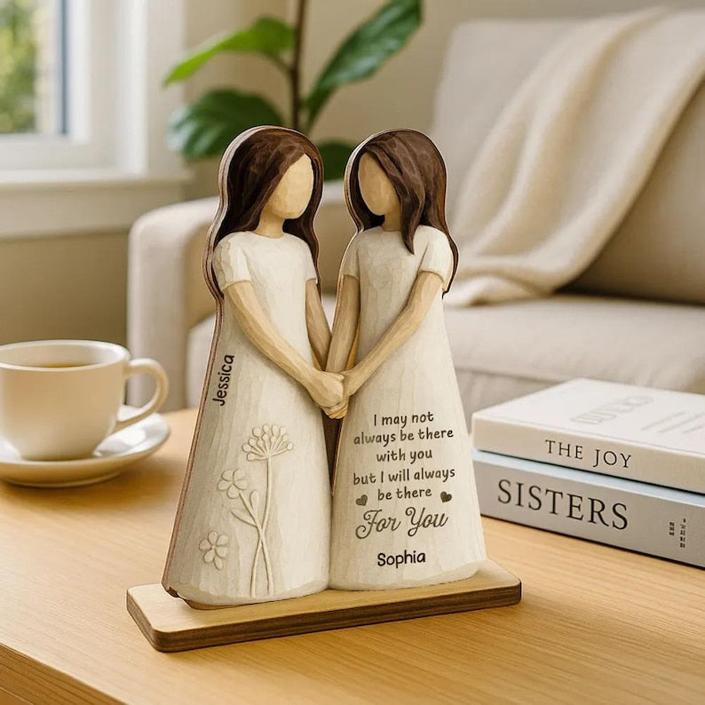 Personalized Best Friends Are Hard To Find Wooden Plaque, Birthday Christmas Gift for Besties, Best Friend, Sisters, Woman, Friendship Gift