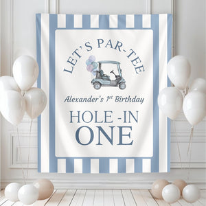 Hole In One Birthday, Boy 1st Birthday, Hole-In One Par-Tee, Golf Birthday Party Decorations, Golf First Birthday Banner