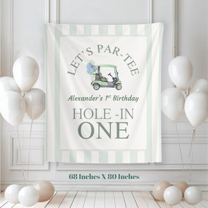Hole In One Birthday, Boy 1st Birthday, Hole-In One Par-Tee, Golf Birthday Party Decorations, Golf First Birthday Banner