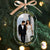 Personalized Couple Photo Ornament: Acrylic Wedding Keepsake, First Christmas Married Ornament