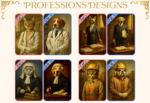 Custom Lawyer Pet Portrait Personalized Dog or Cat Painting, Dog in lawyer suit, Perfecto gift for lawyers, Unique gift for pet lovers