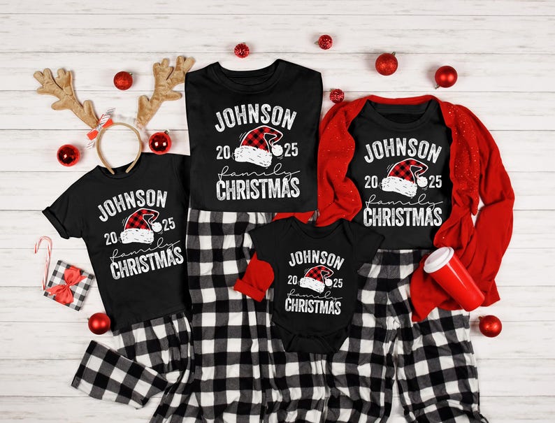 Matching Family Christmas Shirts, Custom Family Shirts,Christmas Shirts,Family Photoshoot Shirts,Personalized Christmas Gift,Christmas Gifts For Family Members
