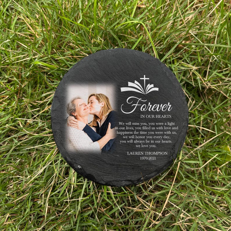 Human Grave Marker, Memorial Stone, Headstone for Cemetery, Loss of Loved Ones Tombstone, Sympathy Gifts, Memorial Plaque, Memorial Gifts