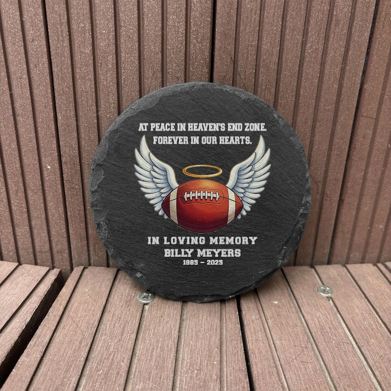 American football Memorial Stone, American football Memorial Gifts, Football Player Tribute Gift, Remembrance Gifts, Football sympathy gift
