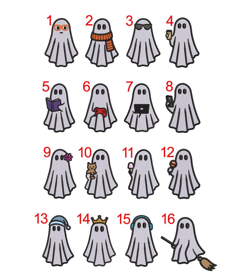 Personalized Embroidered Ghost Sweatshirt, Couple Halloween Hoodie, Mr. Gamer Mrs. Sleepy Shirt, Cute Family Fall Sweatshirt, Spooky Season il_794xN.7164753852_ee30.jpg