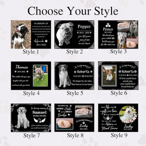 Personalized Pet Memorial,Custom Pet Memorial Stone,Pet Grave Marker With Photo,Pet Grave Stone,Pet Memorial Gift,Dog Sympathy Gift