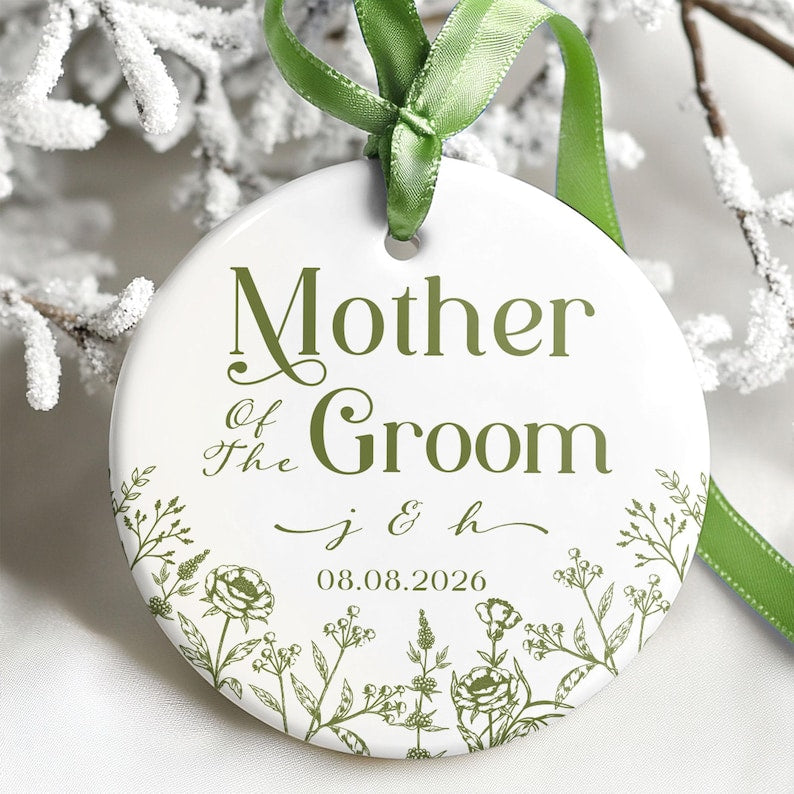Personalized Wedding Ornament for Parents, Wedding Gift for Parents of the Bride and Groom,Parents Wedding Gift,Wedding Gift for Mom Dad