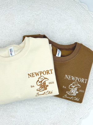 Embroidered Custom Bachelorette Party Sweatshirt & Hoodie, Bridal Shower Gift, Left Pocket Embroidery, Bridesmaid Gift, Girls Club Sweater il_794xN.7167250859_shkw.jpg