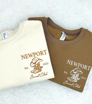 Embroidered Custom Bachelorette Party Sweatshirt & Hoodie, Bridal Shower Gift, Left Pocket Embroidery, Bridesmaid Gift, Girls Club Sweater il_794xN.7167252839_lx1o.jpg