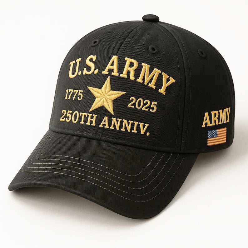 250th Anniversary U.S. Army Cap: Patriotic Veteran Gift