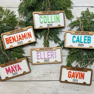 New Driver Christmas Ornament, Christmas Ornament, Customizable Christmas Ornament, Personalized Christmas Ornament, Teen gifts