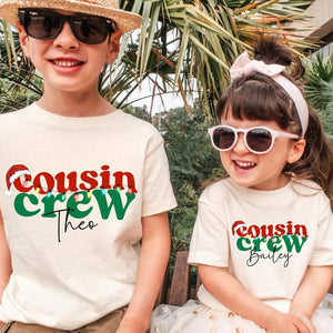Personalized Christmas Cousin Crew Kids Shirt Custom Matching Cousins Shirts Christmas Cousin Trip Tee Cousin Crew Toddler Cousin Tshirts