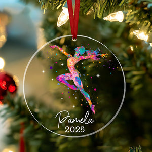Dance Christmas Ornament, Personalized Dance Christmas Ornament Gift for Dancer, Ballet Dance Gift,Dance Ornament, Ballet Ballerina Ornament