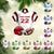 Personalized Football Jersey Acrylic Ornament Custom Name & Number Sports Christmas Tree Decoration