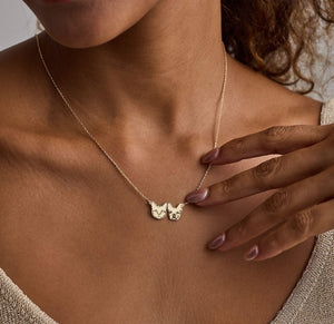 Custom Pet Portrait Necklace, Pet Memorial Jewelry, Pet Name Necklace, Engraved Necklace, Dog & Cat Necklace, Women Necklace, Gift for Her