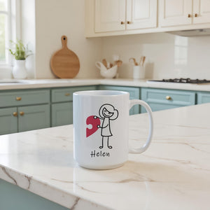 Couple Coffee Mugs, Couple Gift, Girlfriend Gifts, Romantic Gifts for Boyfriend, Custom Couple Gift,Funny Gift for Him, Valentine Couple Mug