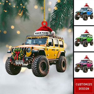 Personalized Off-Road Car Christmas Ornament, Off-Road Car Keepsake, Car Lovers Ornament, Christmas Gift Car Driver Xmas Decoration