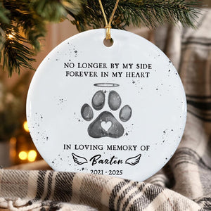 Personalized Dog Christmas Memorial Ornament 2025, Dog Memorial Photo, Loss Of Dog Ornament, In Loving Memory Of Pet, Remembrance Ornament