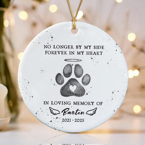 Personalized Dog Christmas Memorial Ornament 2025, Dog Memorial Photo, Loss Of Dog Ornament, In Loving Memory Of Pet, Remembrance Ornament